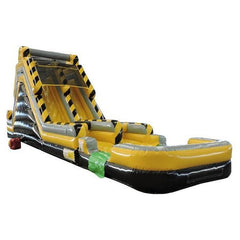 Moonwalk USA Obstacle Course 45'L 2-LANE TOXIC SLIDE PIECE WITH REMOVABLE POOL by MoonWalk USA