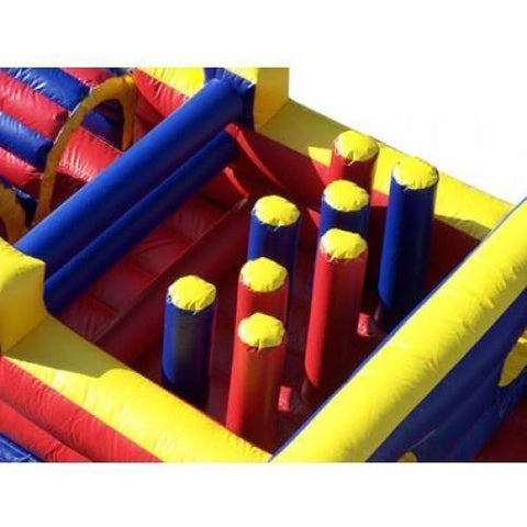 Moonwalk USA Obstacle Course 6'H 20'L Obstacle Course by MoonWalk USA Moonwalk USA 6'H 20'L Obstacle Course Red SKU # O-025-R Inflatable 