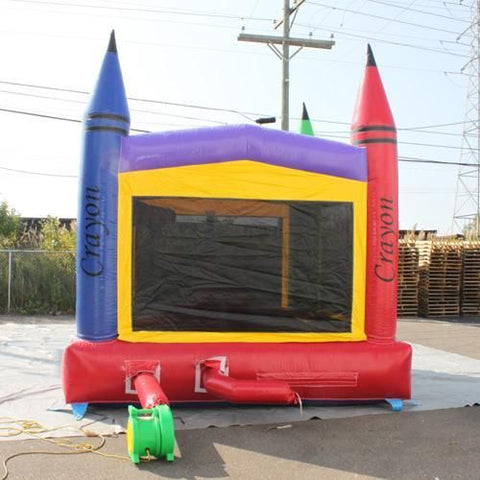 Moonwalk USA Obstacle Course CRAYON BOUNCER by MoonWalk USA CRAYON BOUNCER by MoonWalk USA from My Bounce House For Sale