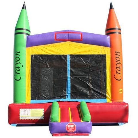 Moonwalk USA Obstacle Course Included CRAYON BOUNCER by MoonWalk USA T-506-WLG CRAYON BOUNCER by MoonWalk USA from My Bounce House For Sale