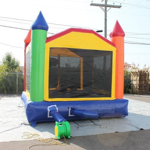 Moonwalk USA Obstacle Course RAINBOW CASTLE BOUNCER by MoonWalk USA RAINBOW CASTLE BOUNCER by MoonWalk USA from My Bounce House For Sale