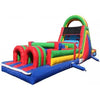 Image of 12'H 45' Obstacle Course Wet n Dry (Green) by MoonWalk USA SKU# O-124-G