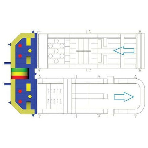 Moonwalk USA Obstacle Courses "U" TURN by MoonWalk USA "U" TURN by MoonWalk USA from My Bounce House For Sale