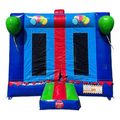 15'H Blue Gift Box Bouncer by MoonWalk USA