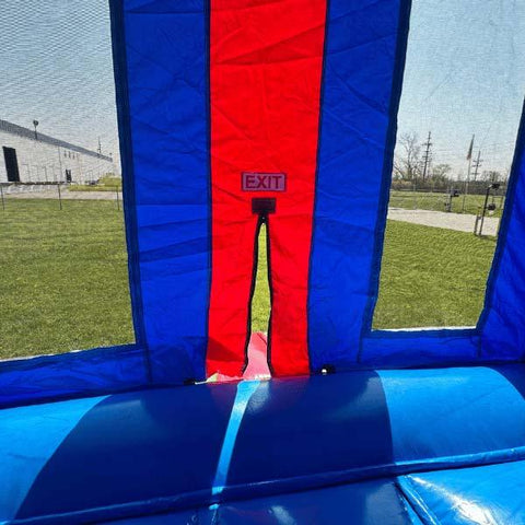 Moonwalk USA Residential Bouncers 14'Blue Gift Box Bouncer by MoonWalk USA