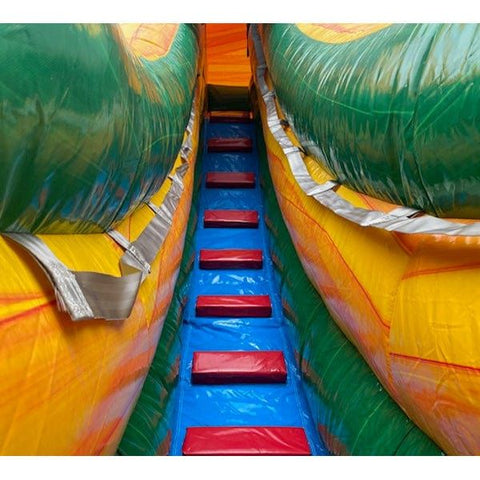 Moonwalk USA slide 19'H Fiesta Rapid Slide Wet N Dry by MoonWalk USA 19'H Rapid Slide Wet n Dry by MoonWalk USA SKU# W-043-WLG