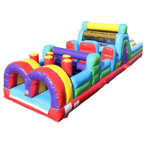 Moonwalk USA slide 85'L Obstacle Course With Pool by MoonWalk USA 85'L Obstacle Course With Pool by MoonWalk USA SKU# O-145-With-Pool