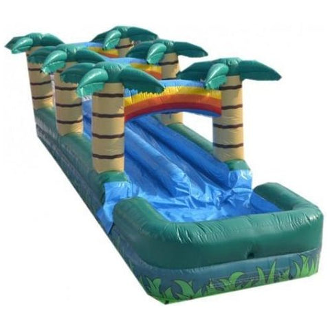 Moonwalk USA Slip N Slides 10'H Dual Lane Paradise Slip n Slide w/ Pool by MoonWalk USA 10'H Dual Lane Paradise Slip n Slide w/ Pool by MoonWalk USA SKU# W-669-WLG