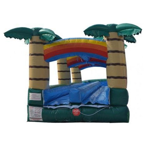 Moonwalk USA Slip N Slides 10'H Dual Lane Paradise Slip n Slide w/ Pool by MoonWalk USA 10'H Dual Lane Paradise Slip n Slide w/ Pool by MoonWalk USA SKU# W-669-WLG