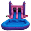 Image of Moonwalk USA Water Parks & Slides 13'H 2-Lane Pink Castle Combo w/ Pool by MoonWalk USA 13'H 2-Lane Pink Castle Combo w/ Pool by MoonWalk USA SKU# C-187