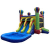 Image of Moonwalk USA Water Parks & Slides 14'H 2-Lane Balloon Combo w/ Pool by MoonWalk USA 14'H 2-Lane Balloon Combo w/ Pool by MoonWalk USA SKU# C-188