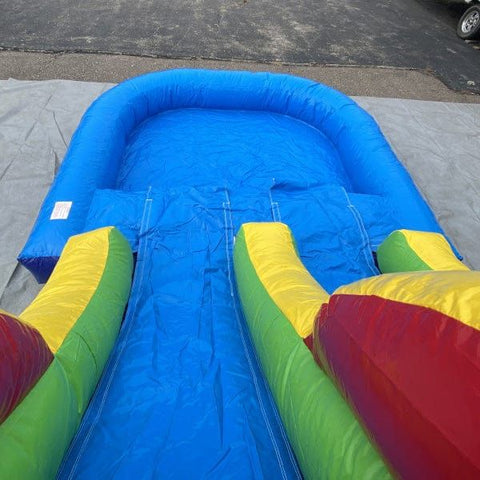 Moonwalk USA Water Parks & Slides 14'H 2-Lane Balloon Combo w/ Pool by MoonWalk USA 14'H 2-Lane Balloon Combo w/ Pool by MoonWalk USA SKU# C-188