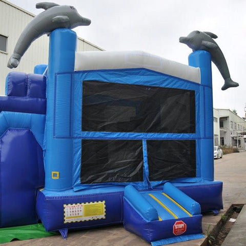 Moonwalk USA Water Parks & Slides 16'H Dolphin Combo Wet N Dry by MoonWalk USA 16'H Dolphin Combo Wet N Dry by MoonWalk USA SKU# C-235