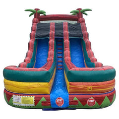 Moonwalk USA Water Parks & Slides 18'H Dual Lane Fire Slide Wet N Dry by MoonWalk USA 18'H DUAL LANE WET N DRY SLIDE by MoonWalk USA from My Bounce House For Sale