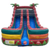 Image of Moonwalk USA Water Parks & Slides 18'H Dual Lane Fire Slide Wet N Dry by MoonWalk USA 18'H DUAL LANE WET N DRY SLIDE by MoonWalk USA from My Bounce House For Sale