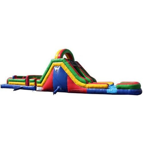 Moonwalk USA Water Parks & Slides 51'Lx15'H Wet N Dry Obstacle Course (Red)by MoonWalk USA 12'H SLIDE PIECE by MoonWalk USA from My Bounce House For Sale