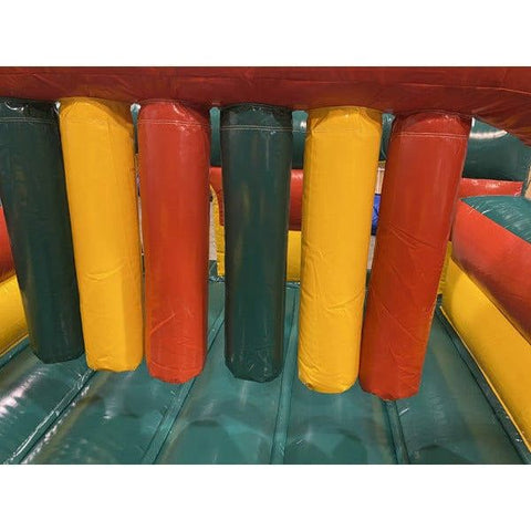 Moonwalk USA Water Parks & Slides 7'H 7-Element Obstacle (Green) by MoonWalk USA 7'H 7-Element Obstacle (Green) by MoonWalk USA SKU# O-151-G2