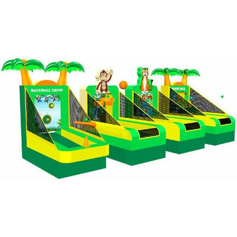 Moonwalk USA Water Parks & Slides 8'H Carnival Games (Tropical Theme) by MoonWalk USA 8'H Carnival Games (Tropical Theme) by MoonWalk USA SKU# I-615