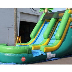 13'H Palm Tree Slide Wet n Dry by MoonWalk USA