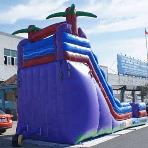 Moonwalk USA Water Slides 19'H Purple Slide Wet N Dry by MoonWalk USA 19'H Purple Slide Wet N Dry by MoonWalk USA SKU# W-286-WLG