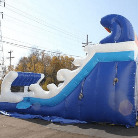 Moonwalk USA Waterslide 15'H Tidal Wave Slide by MoonWalk USA 15'H Tidal Wave Slide by MoonWalk USA SKU# W-223-WLG