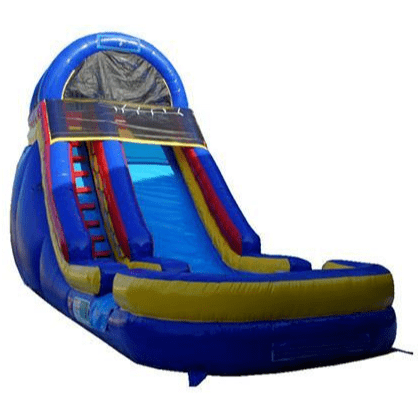 Moonwalk USA Waterslide 18'H Blue Slide Wet N Dry by MoonWalk USA 18'H Blue Slide Wet N Dry by MoonWalk USA SKU# W-238-WLG