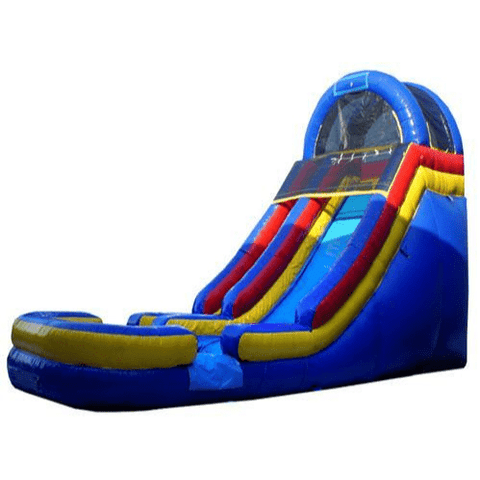 Moonwalk USA Waterslide 18'H Blue Slide Wet N Dry by MoonWalk USA 18'H Blue Slide Wet N Dry by MoonWalk USA SKU# W-238-WLG