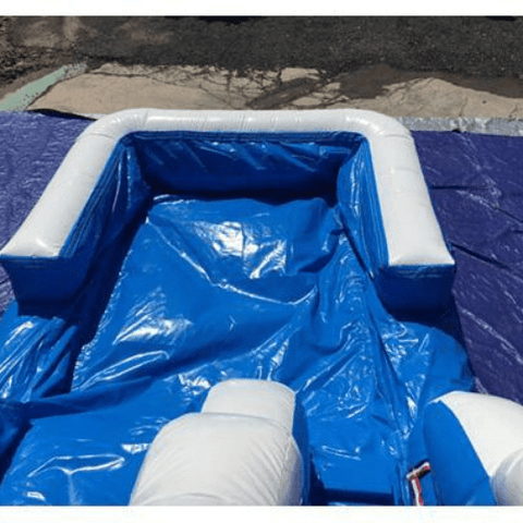 Moonwalk USA Waterslide 18'H Double Dip Slide Wet N Dry (Blue) by MoonWalk USA 18'H Double Dip Slide Wet N Dry (Blue) by MoonWalk USA SKU# W-268-WLG