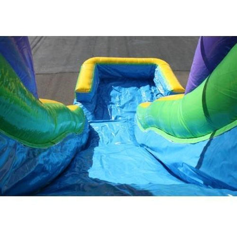 Moonwalk USA Waterslide 18'H Double Dip Slide Wet n Dry (Green) by MoonWalk USA 18'H Double Dip Slide Wet n Dry (Green) by MoonWalk USA SKU# W-262-WLG