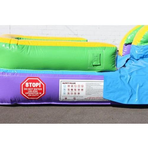 Moonwalk USA Waterslide 18'H Double Dip Slide Wet n Dry (Green) by MoonWalk USA 18'H Double Dip Slide Wet n Dry (Green) by MoonWalk USA SKU# W-262-WLG