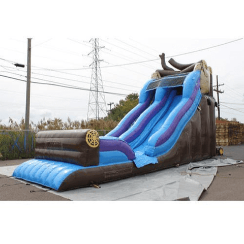 Moonwalk USA Waterslide 18'H Log Slide Wet N Dry by MoonWalk USA 18'H Log Slide Wet N Dry by MoonWalk USA SKU# W-269-WLG