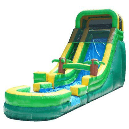 Moonwalk USA Waterslide 18'H Palm Tree Screamer Slide by MoonWalk USA 18'H Palm Tree Screamer Slide by MoonWalk USA SKU# W-302-WLG