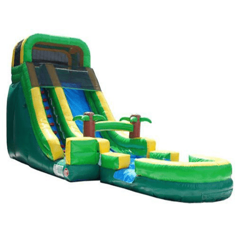 Moonwalk USA Waterslide 18'H Palm Tree Screamer Slide by MoonWalk USA 18'H Palm Tree Screamer Slide by MoonWalk USA SKU# W-302-WLG