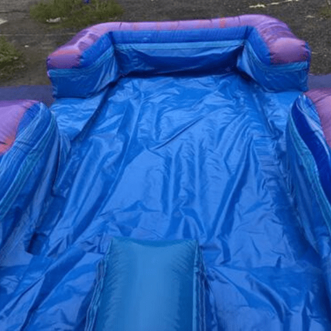 Moonwalk USA Waterslide 19'H 2-Lane Purple Slide Wet N Dry by MoonWalk USA 19'H 2-Lane Purple Slide Wet N Dry by MoonWalk USA SKU# W-362-WLG