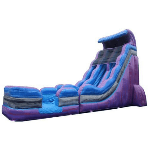 Moonwalk USA Waterslide 19'H 2-Lane Purple Slide Wet N Dry by MoonWalk USA 19'H 2-Lane Purple Slide Wet N Dry by MoonWalk USA SKU# W-362-WLG