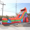 Image of Moonwalk USA Waterslide 19'H 2-Lane Retro Slide Wet N Dry by MoonWalk USA 19'H 2-Lane Retro Slide Wet N Dry by MoonWalk USA SKU# W-363-WLG