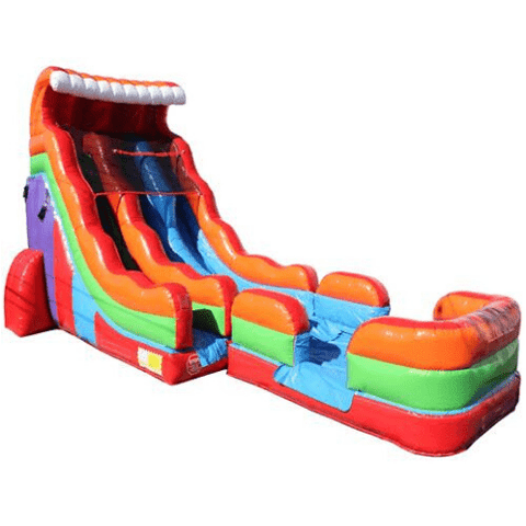 Moonwalk USA Waterslide 19'H 2-Lane Retro Slide Wet N Dry by MoonWalk USA 19'H 2-Lane Retro Slide Wet N Dry by MoonWalk USA SKU# W-363-WLG