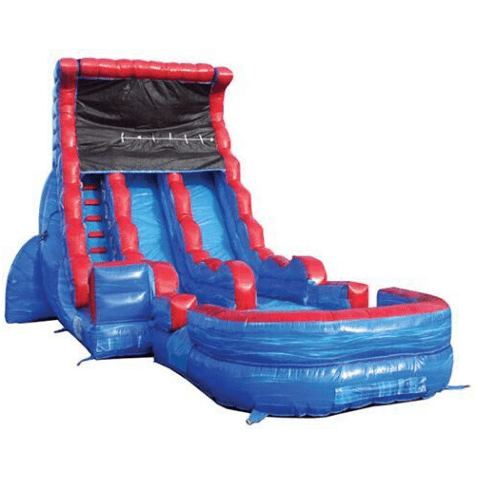 Moonwalk USA Waterslide 19'H 2-Lane Tsunami Slide Wet N Dry by MoonWalk USA 19'H 2-Lane Tsunami Slide Wet N Dry by MoonWalk USA SKU# W-357-WLG