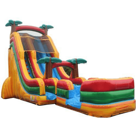 Moonwalk USA Waterslide 19'H 2-Lane Volcano Slide Wet N Dry by MoonWalk USA 19'H 2-Lane Volcano Slide Wet N Dry by MoonWalk USA SKU# W-361-WLG