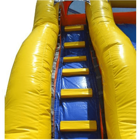 Moonwalk USA Waterslide 19'H Curve Slide Wet N Dry by MoonWalk USA 19'H Curve Slide Wet N Dry by MoonWalk USA SKU# W-049-WLG