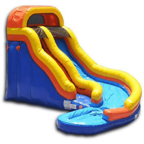 Moonwalk USA Waterslide 19'H Curve Slide Wet N Dry by MoonWalk USA 19'H Curve Slide Wet N Dry by MoonWalk USA SKU# W-049-WLG