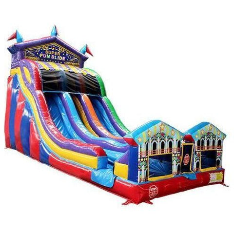 Moonwalk USA Waterslide 22'H 2-Lane Carnival Super Slide Wet N Dry by MoonWalk USA 22'H 2-Lane Carnival Super Slide Wet N Dry by MoonWalk USA SKU# W-071-WLG