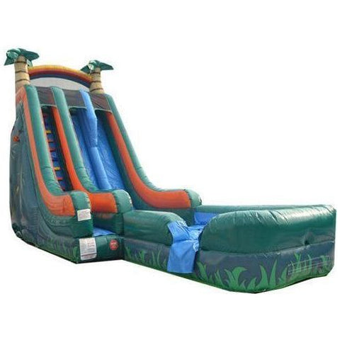 Moonwalk USA Waterslide 22'H 2-Lane Palm Tree Slide Wet n Dry by MoonWalk USA 22'H 2-Lane Palm Tree Slide Wet n Dry by MoonWalk USA SKU# W-342-WLG