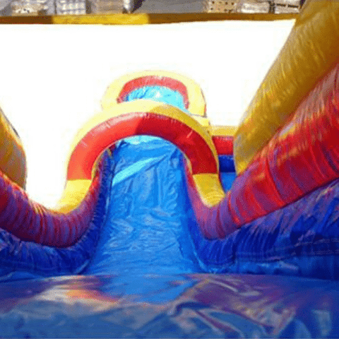 Moonwalk USA Waterslide 22'H Rainbow Screamer Slide by MoonWalk USA 22'H Rainbow Screamer Slide by MoonWalk USA SKU# W-322-WLG