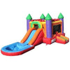 Image of Moonwalk USA WET N DRY COMBOS 12' H CASTLE COMBO W/ POOL by MoonWalk USA