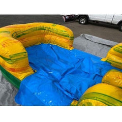 13' H 2-Lane Green Combo Wet N Dry by MoonWalk USA