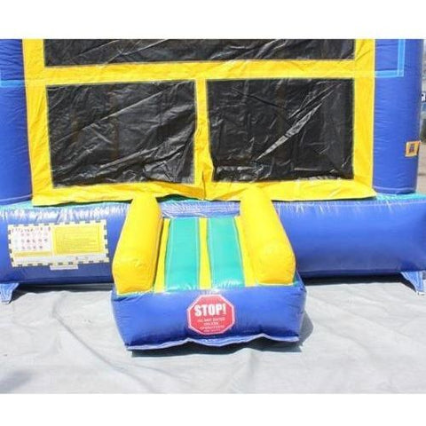 Moonwalk USA WET N DRY COMBOS 13' H 2-LANE GREEN N BLUE COMBO W/ POOL by MoonWalk USA