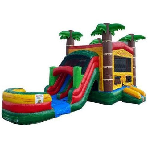 Moonwalk USA WET N DRY COMBOS 13' H 2-LANE PALM TREE COMBO WET N DRY by MoonWalk USA