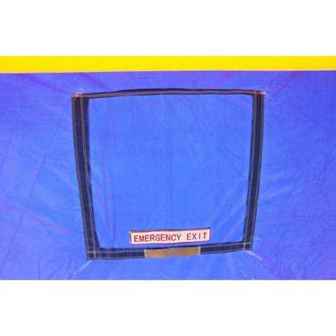 Moonwalk USA WET N DRY COMBOS 13' H 2-LANE RAINBOW CASTLE COMBO W/ POOL by MoonWalk USA