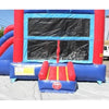 Image of Moonwalk USA WET N DRY COMBOS 13' H 2-LANE RED N BLUE COMBO W/ POOL by MoonWalk USA